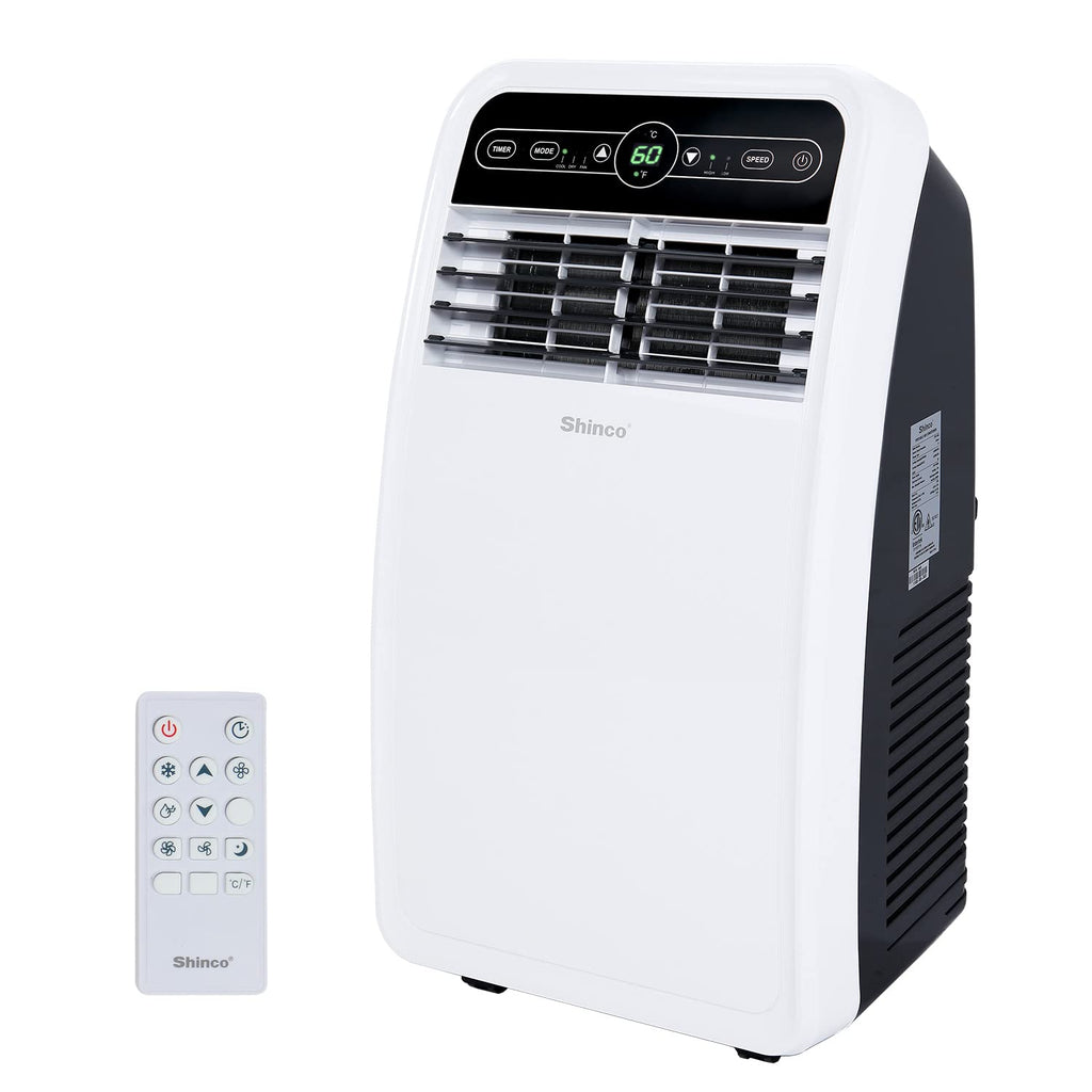 Portable Air Conditioner 12000 BTU with Dehumidifier and Fan Modes, Remote Control, 24h Timer, Window Kit