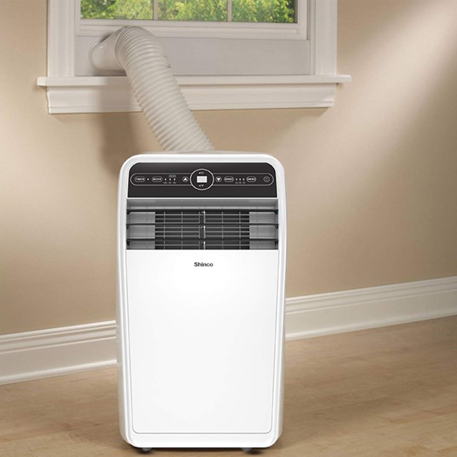 Portable Air Conditioner 12000 BTU with Dehumidifier and Fan Modes, Remote Control, 24h Timer, Window Kit