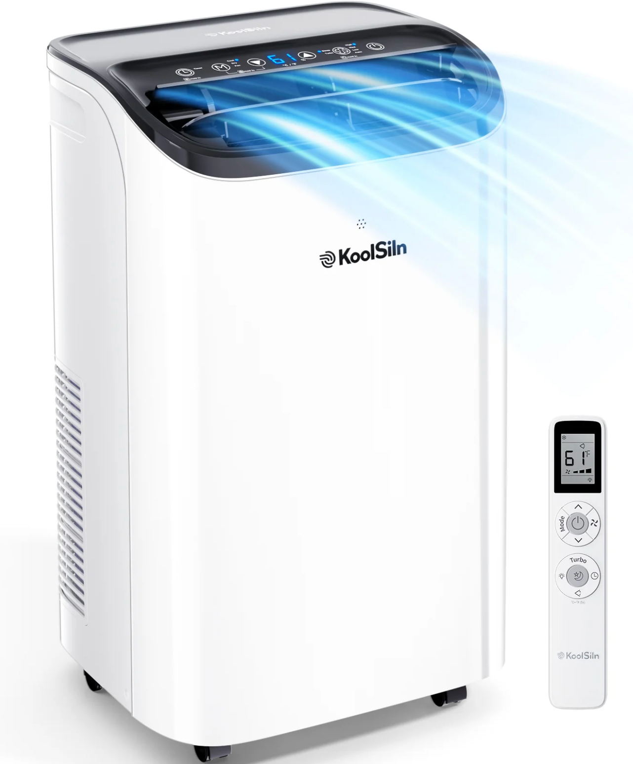 14,000 BTU 3-in-1 Portable Air Conditioner — Cools Up to 65m², Auto-Evaporation, Low Noise, Remote Control